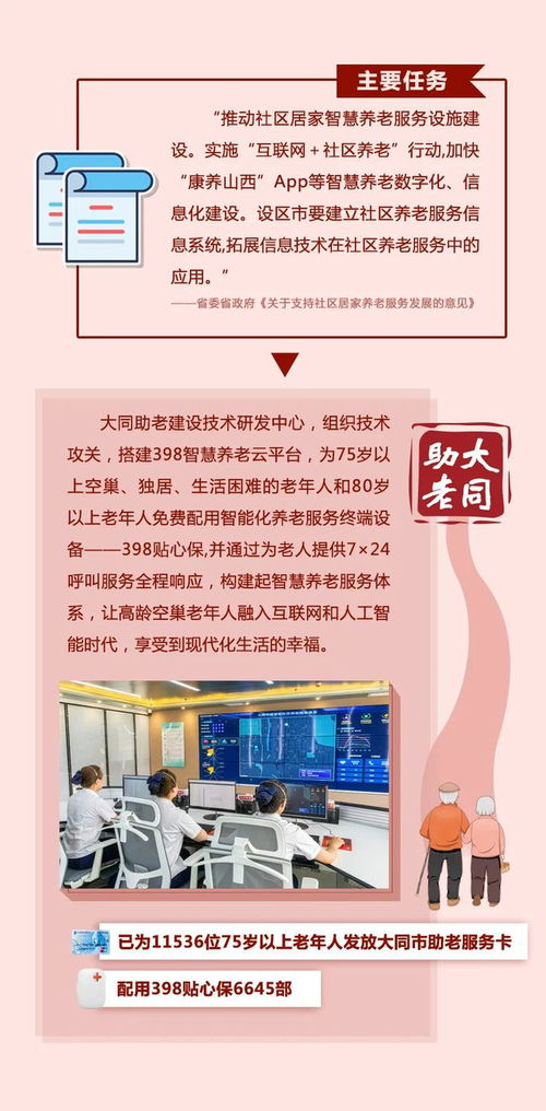 大同助老 對(duì)標(biāo)省社區(qū)居家養(yǎng)老服務(wù)發(fā)展意見 六助 溫暖千家萬戶